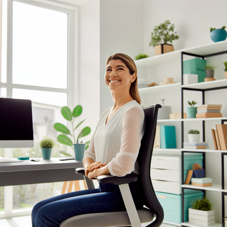 Ventajas de una silla ergonómica en tu oficina en casa